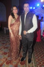Madhur Bhandarkar with Wife at Designer Manali Jagtap Engagement in JW Marriott on 6th Sept 2014